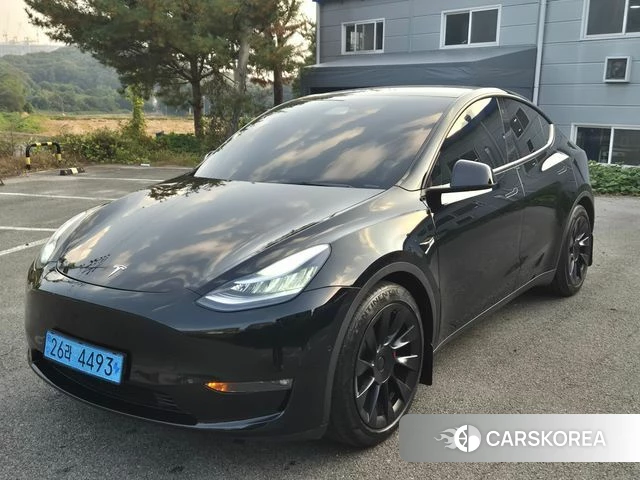 Tesla Model Y 2021 Черный из Кореи