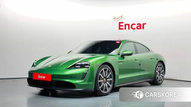 Porsche Taycan 2022 Зеленый из Кореи