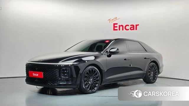 Hyundai Grandeur Hybrid (GN7) 2024 Черный из Кореи