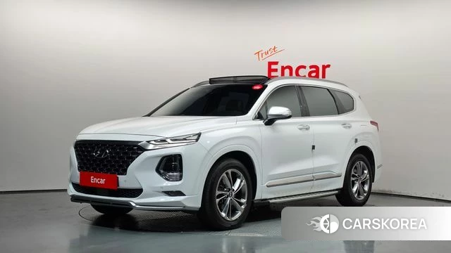 Hyundai Santa Fe TM 2019 Белый из Кореи