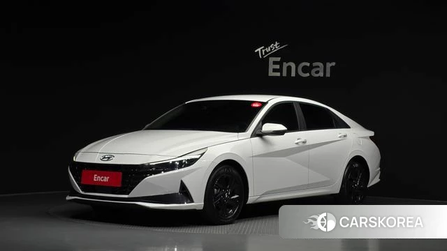 Hyundai Avante (CN7) 2022 Белый из Кореи