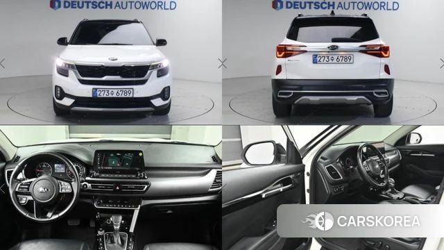 Kia Seltos 2021 Белый из Кореи