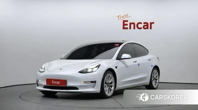 Tesla Model 3 2022 Белый из Кореи