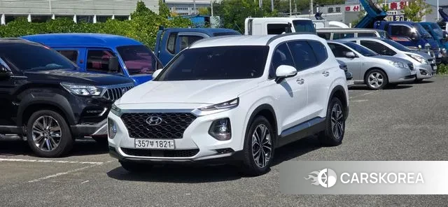 Hyundai Santa Fe TM 2019 Белый из Кореи