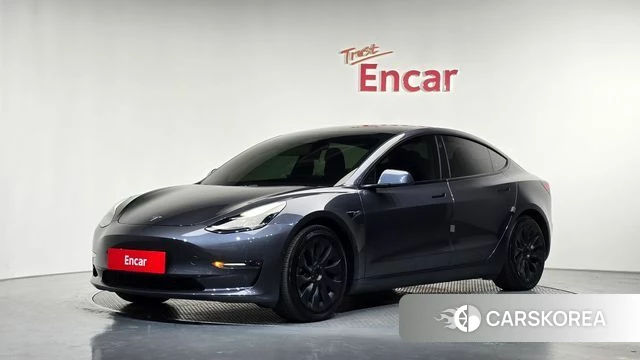 Tesla Model 3 2021 Серый из Кореи