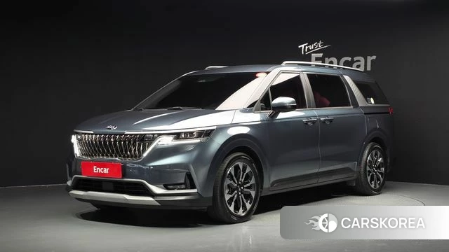 Kia Carnival 4th generation 2020 Небесно-голубой из Кореи