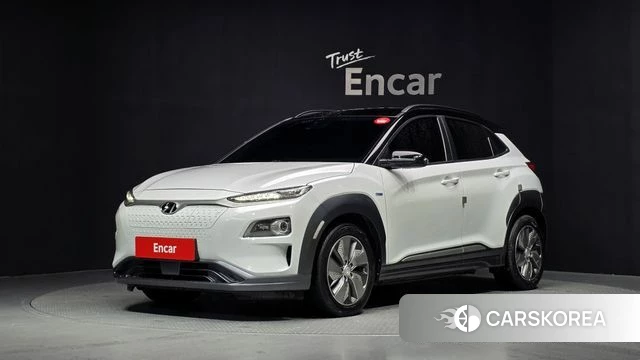 Hyundai Kona Electric 2018 Белый из Кореи
