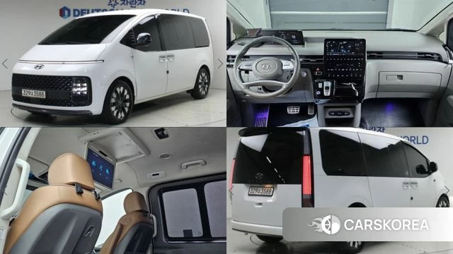 Hyundai Staria 2021 Белый из Кореи