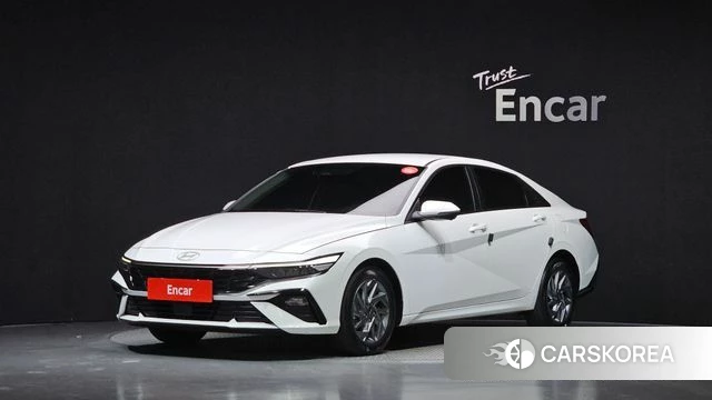 Hyundai The New Avante (CN7) 2023 Белый из Кореи