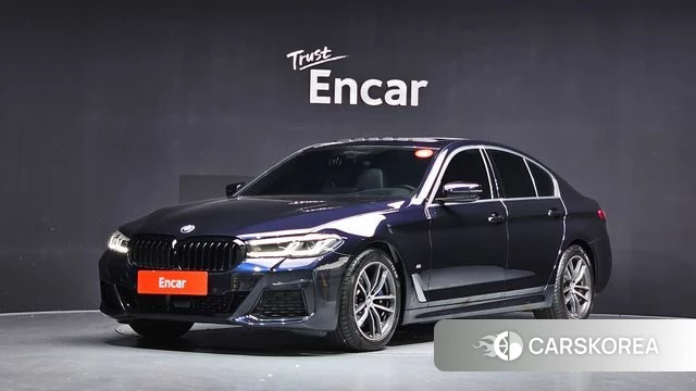 BMW 5 Series (G30) 2023 Синий из Кореи