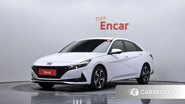 Hyundai Avante (CN7) 2020 Белый из Кореи