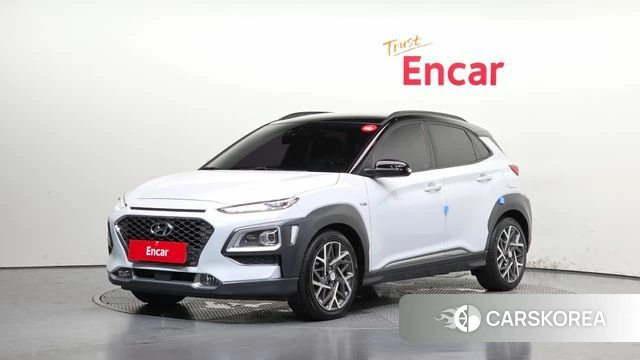 Hyundai Kona Hybrid 2020 Белый из Кореи
