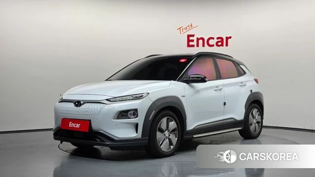 Hyundai Kona Electric 2018 Белый из Кореи