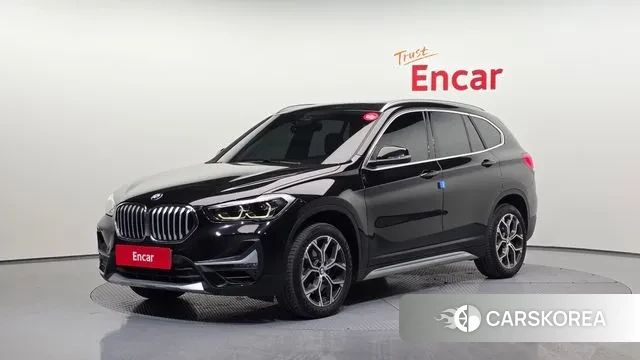 BMW X1 (F48) 2021 Черный из Кореи