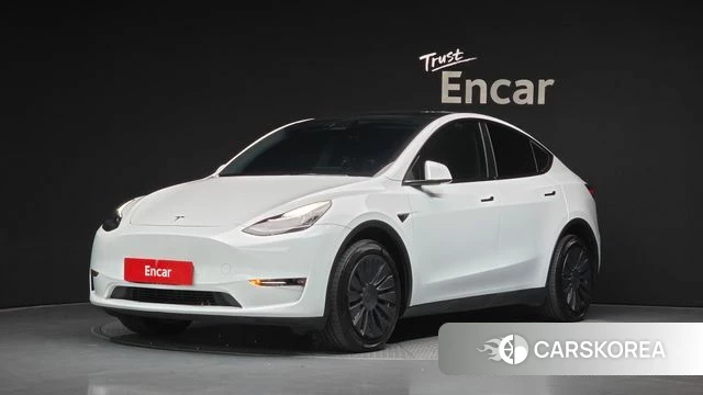 Tesla Model Y 2022 Белый из Кореи