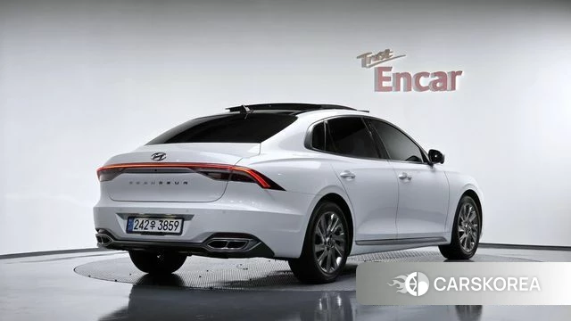 Hyundai The New Grandeur IG Hybrid 2021 Белый из Кореи