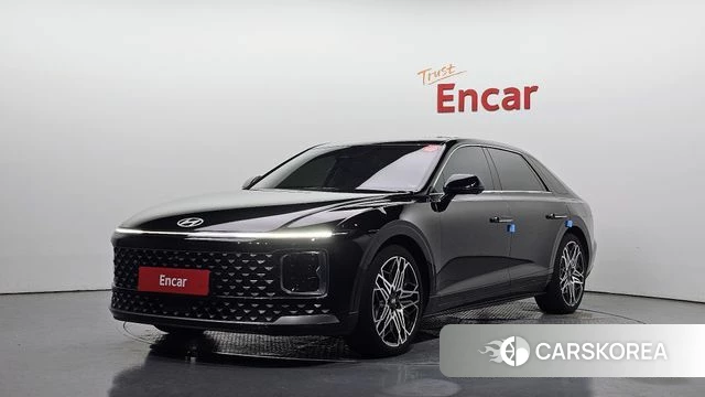 Hyundai Grandeur Hybrid (GN7) 2023 Черный из Кореи