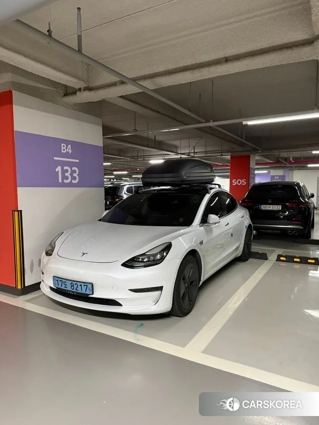 Tesla Model 3 2020 Белый из Кореи