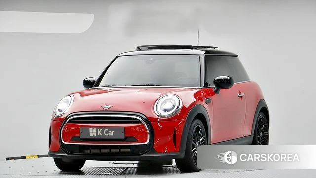 Mini Cooper 2024 Красный из Кореи