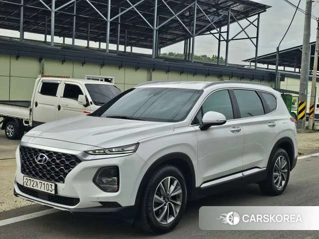 Hyundai Santa Fe TM 2019 Белый из Кореи