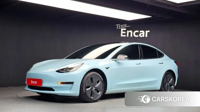 Tesla Model 3 2020 Небесно-голубой из Кореи