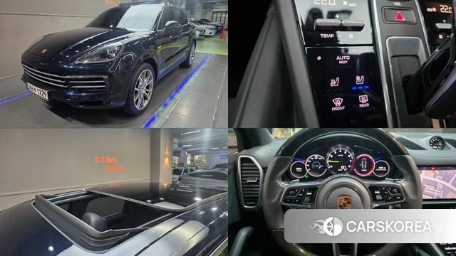 Porsche Cayenne (PO536) 2020 Синий из Кореи
