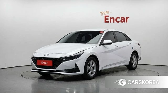 Hyundai Avante (CN7) 2021 Белый из Кореи