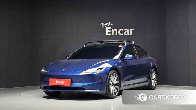 Tesla Model 3 2024 Синий из Кореи