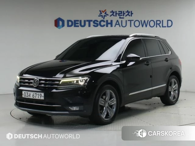 Volkswagen Tiguan second Generation 2018 Черный из Кореи