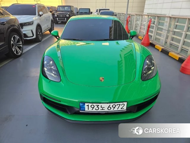 Porsche 718 Cayman 2022 Зеленый из Кореи