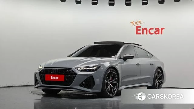 Audi RS7 (4K) 2021 Серебристо-серый из Кореи