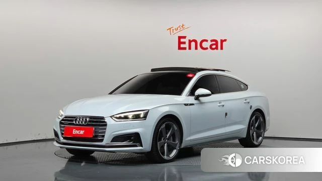 Audi A5 (F5) 2019 Белый из Кореи