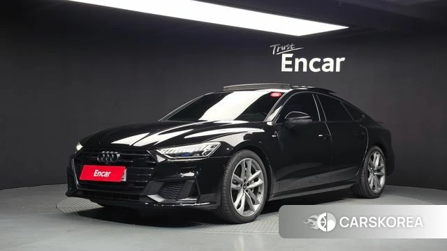 Audi A7 (4K) 2021 Черный из Кореи