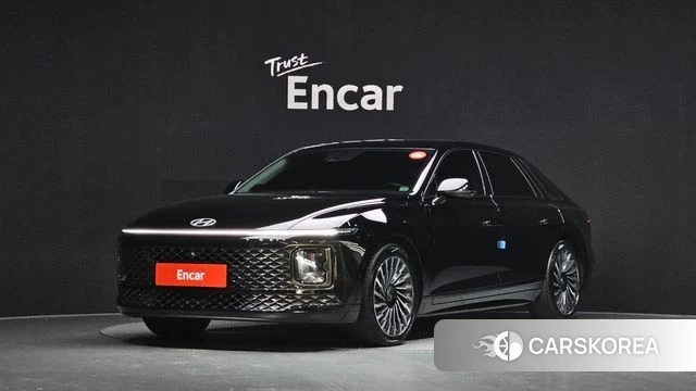 Hyundai Grandeur Hybrid (GN7) 2023 Черный из Кореи