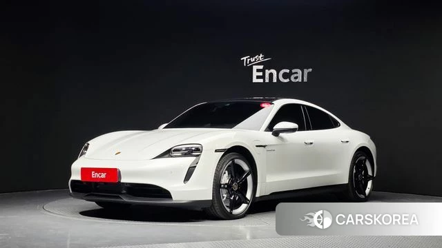 Porsche Taycan 2023 Белый из Кореи