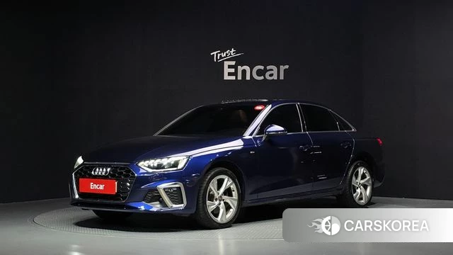 Audi A4 (B9) 2020 Синий из Кореи