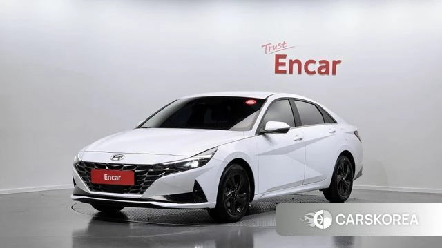 Hyundai Avante (CN7) 2020 Белый из Кореи