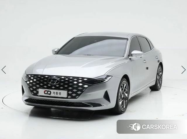 Hyundai The New Grandeur IG Hybrid 2021 Серебристо-серый из Кореи