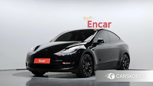 Tesla Model Y 2023 Черный из Кореи