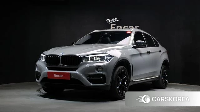 BMW X6 (F16) 2018 Серебристо-серый из Кореи