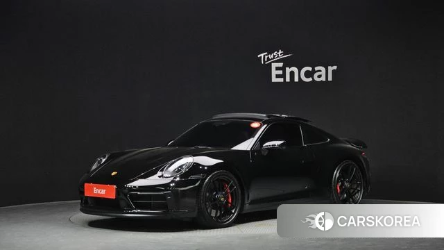 Porsche 911(992) 2023 Черный из Кореи