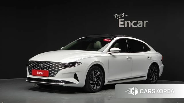 Hyundai The New Grandeur IG Hybrid 2021 Белый из Кореи