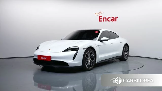 Porsche Taycan 2022 Белый из Кореи