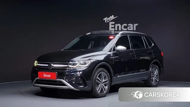Volkswagen Tiguan Allspace 2022 Черный из Кореи