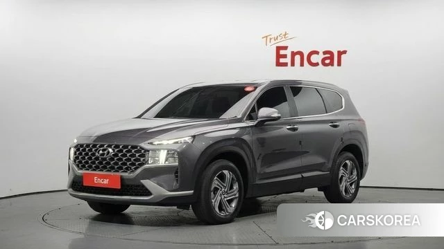 Hyundai The New Santa Fe 2023 Серый из Кореи