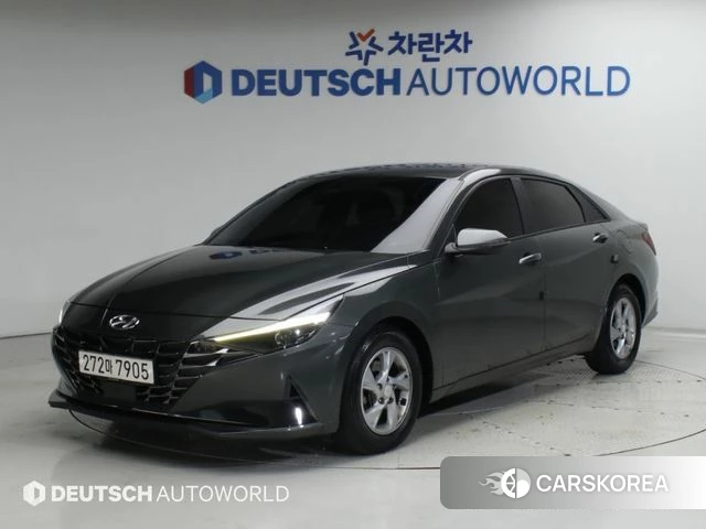 Hyundai Avante (CN7) 2021 Серый из Кореи
