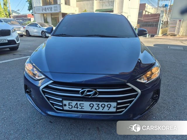 Hyundai Avante AD 2018 Синий из Кореи