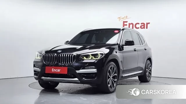 BMW X3 (G01) 2018 Черный из Кореи