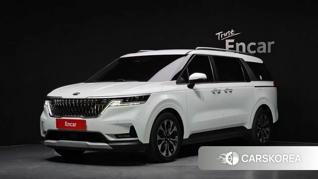 Kia Carnival 4th generation 2021 Белый из Кореи