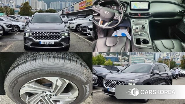 Hyundai The New Santa Fe 2020 Серый из Кореи